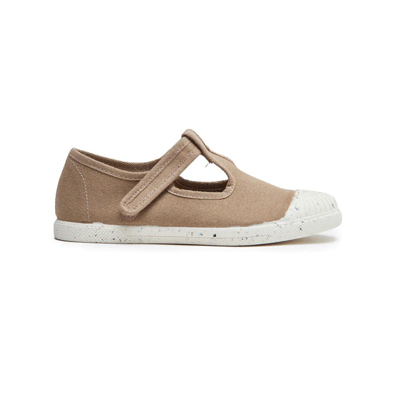 Children Chic ECO-Friendly T-Band Sneakers in Camel-Children Chic-Little Giant Kidz