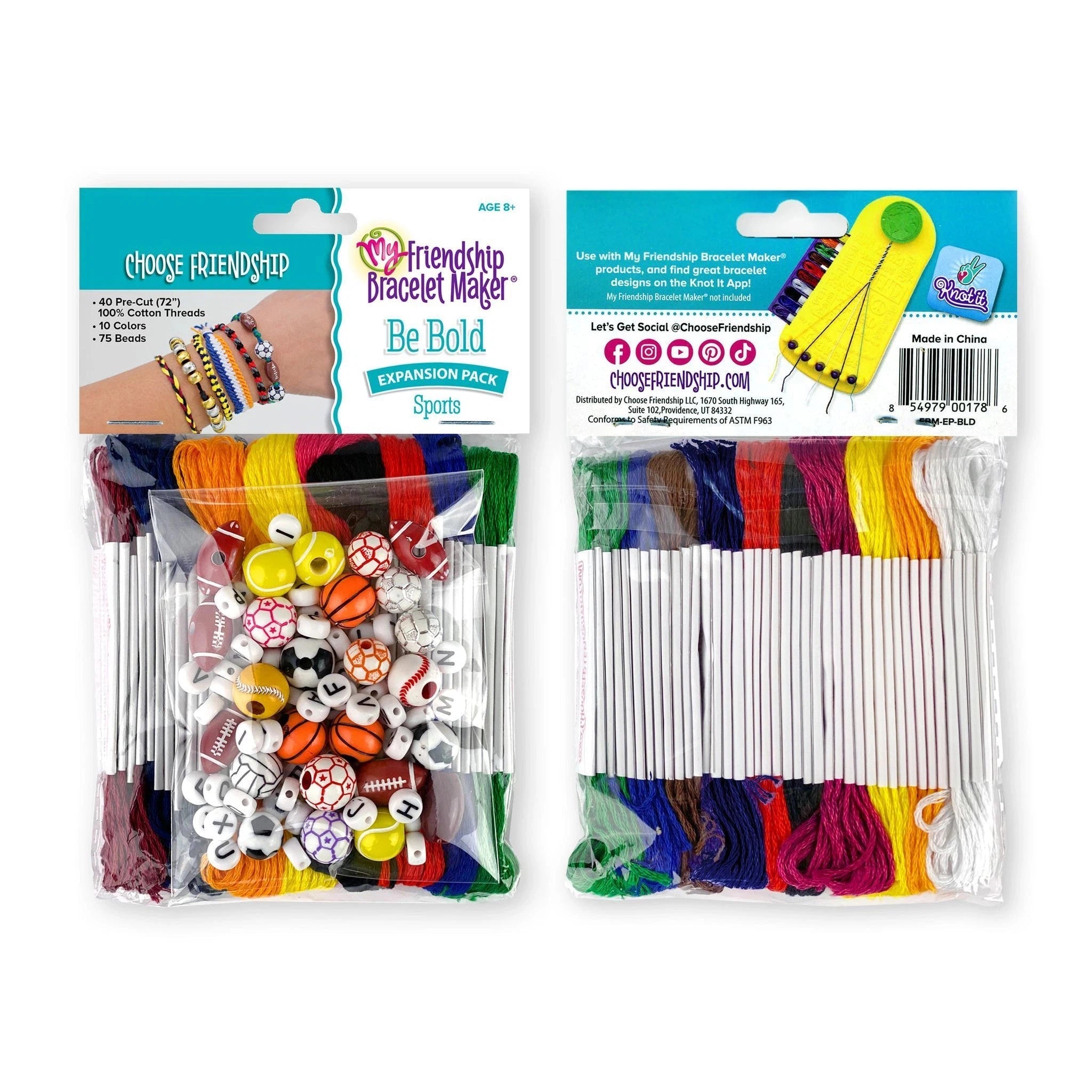 Choose Friendship My Friendship Bracelet Maker Expansion Pack - Be Bold-CHOOSE FRIENDSHIP-Little Giant Kidz