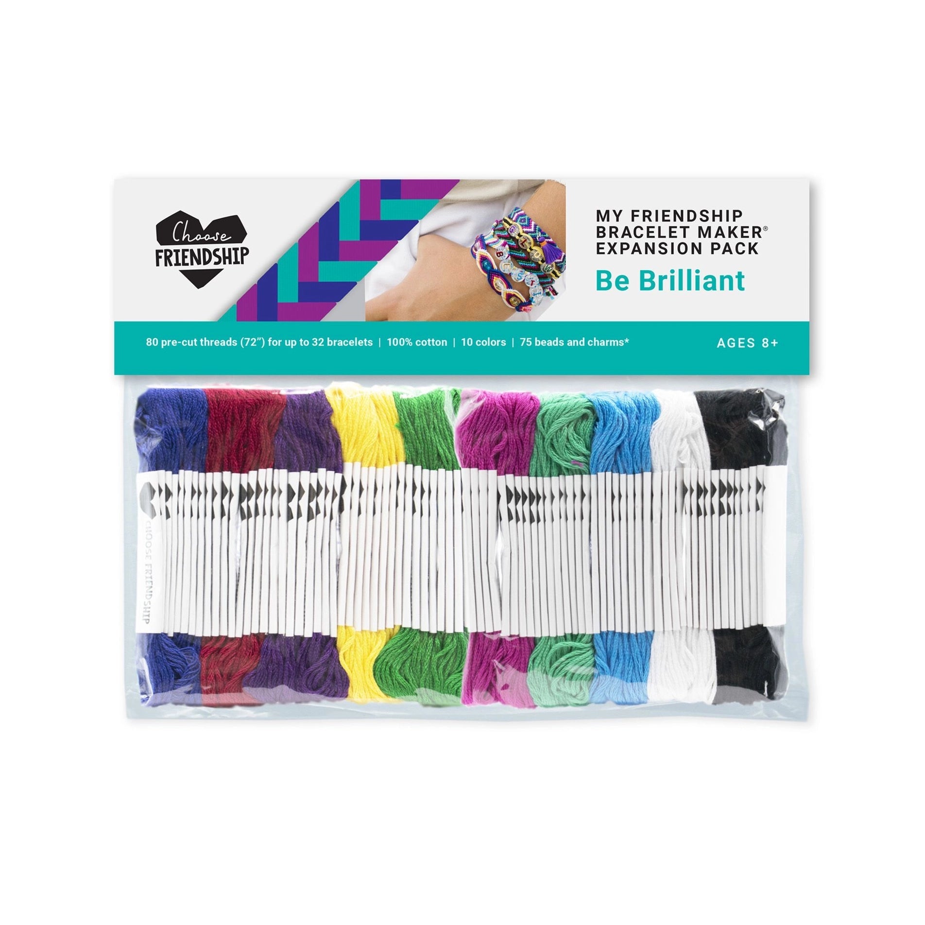 Choose Friendship My Friendship Bracelet Maker Expansion Pack - Be Brilliant-CHOOSE FRIENDSHIP-Little Giant Kidz