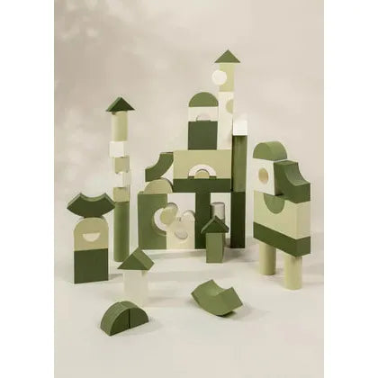 Coco Village EVA Foam Building Blocks Set- Medium 52PCs-Coco Village-Little Giant Kidz