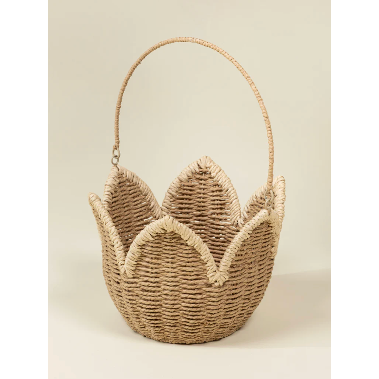 Coco Village Flower Shaped Basket - Large-Coco Village-Little Giant Kidz