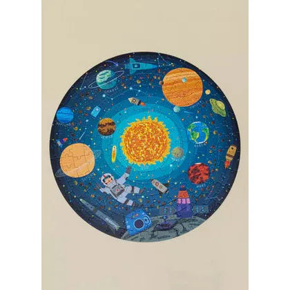 Coco Village Round Puzzle- Galaxy Exploration- 150PCs-Coco Village-Little Giant Kidz