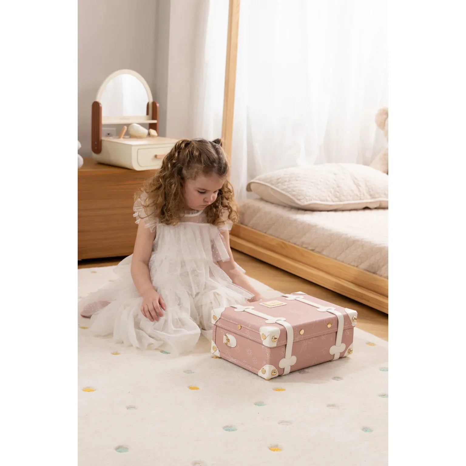 Coco Village Vegan Leather Play Suitcase- Ballerina-Coco Village-Little Giant Kidz