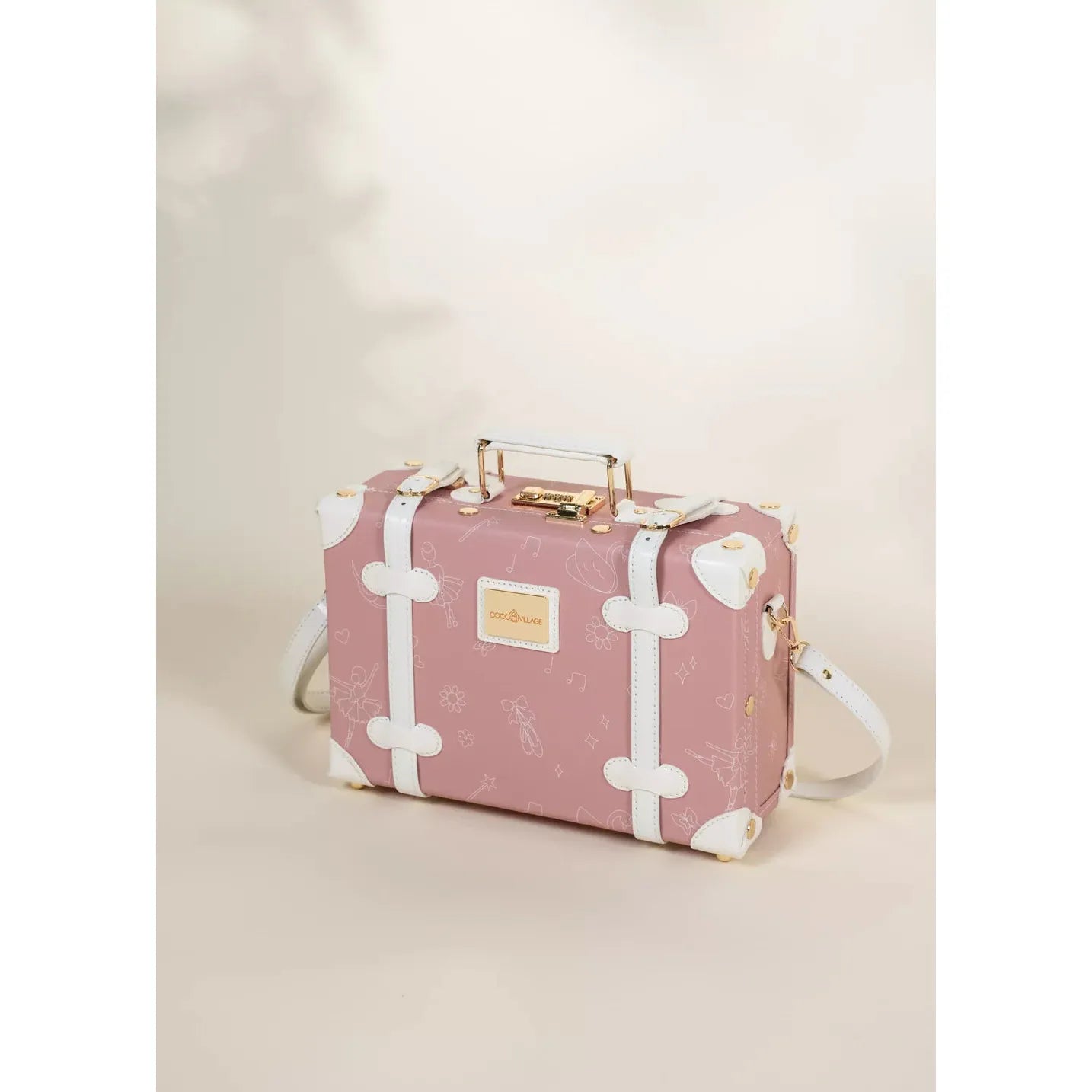 Coco Village Vegan Leather Play Suitcase- Ballerina-Coco Village-Little Giant Kidz