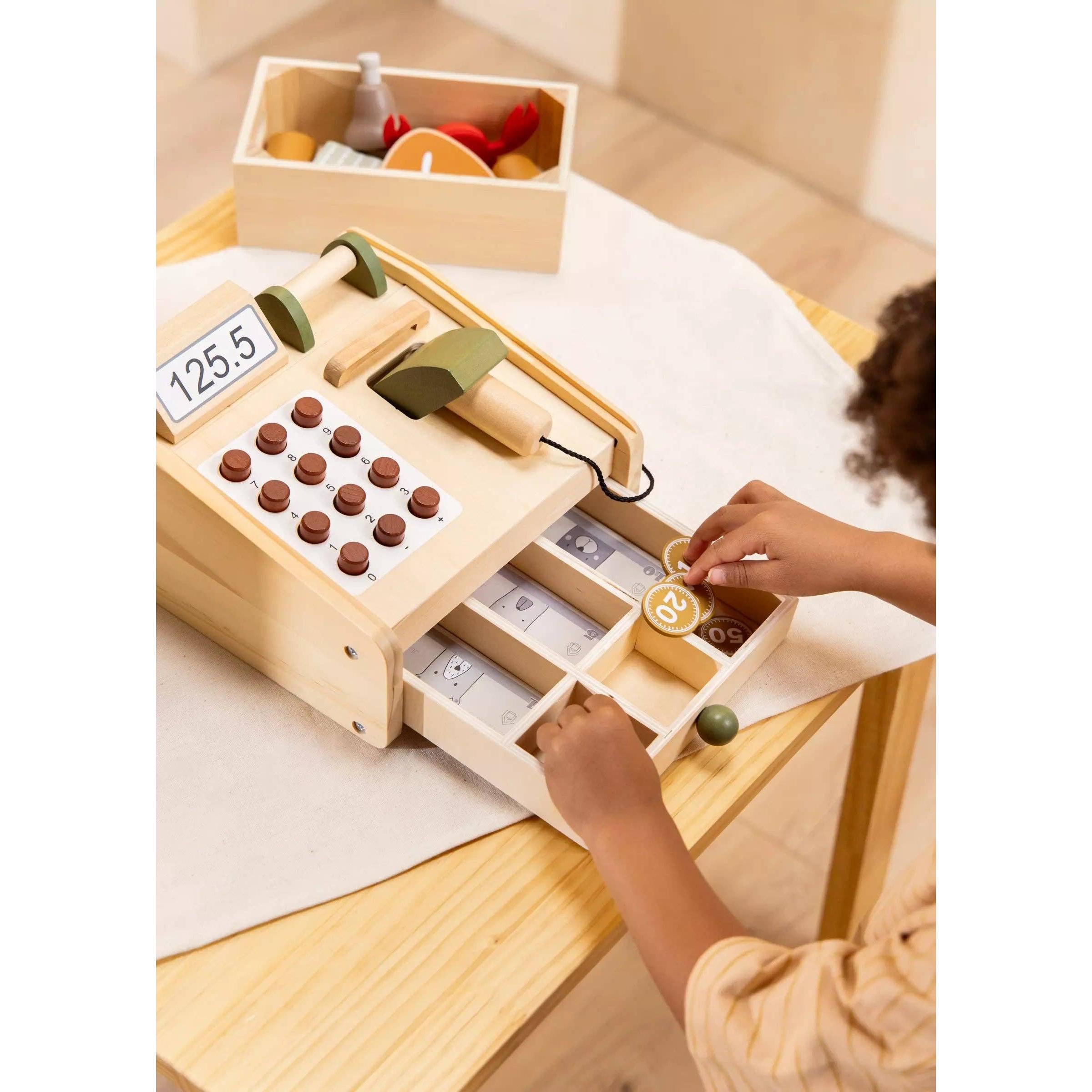 Coco Village - Wooden Cash Register-Coco Village-Little Giant Kidz