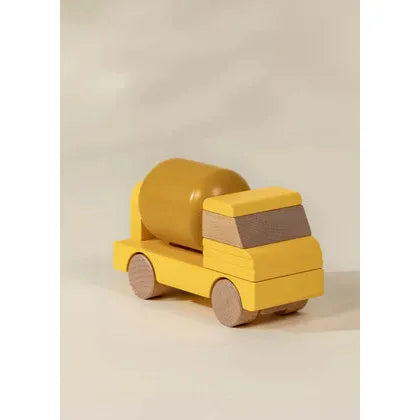 Coco Village Wooden Construction Vehicle- Cement Truck-Coco Village-Little Giant Kidz