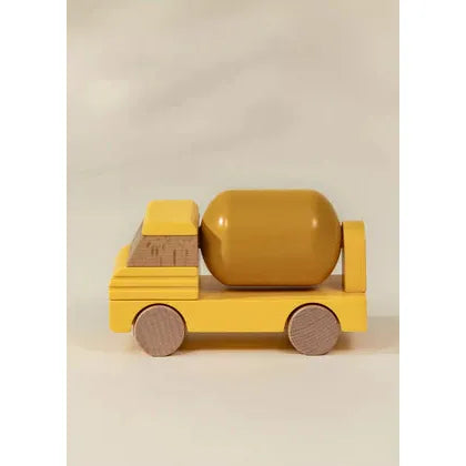 Coco Village Wooden Construction Vehicle- Cement Truck-Coco Village-Little Giant Kidz