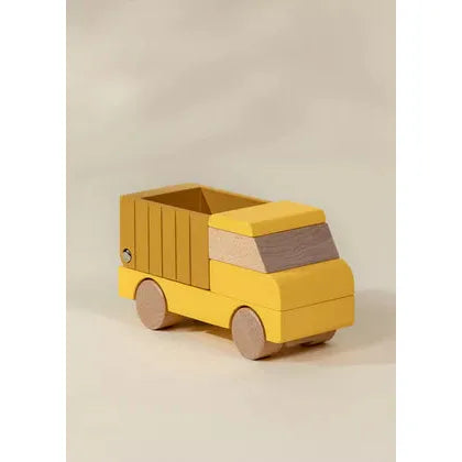 Coco Village Wooden Construction Vehicle- Dump Truck-Coco Village-Little Giant Kidz