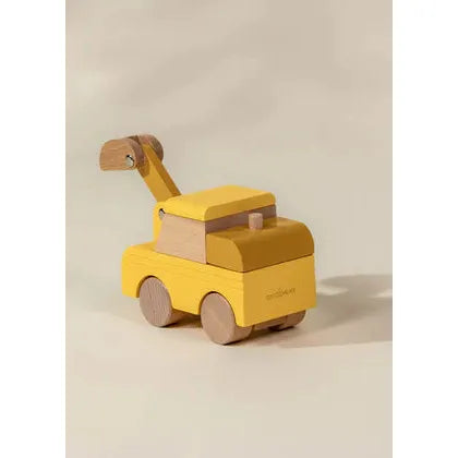 Coco Village Wooden Construction Vehicle- Excavator-Coco Village-Little Giant Kidz