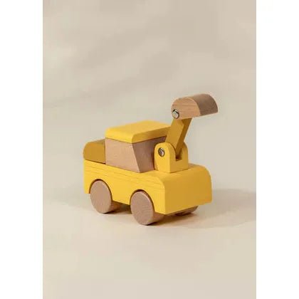 Coco Village Wooden Construction Vehicle- Excavator-Coco Village-Little Giant Kidz