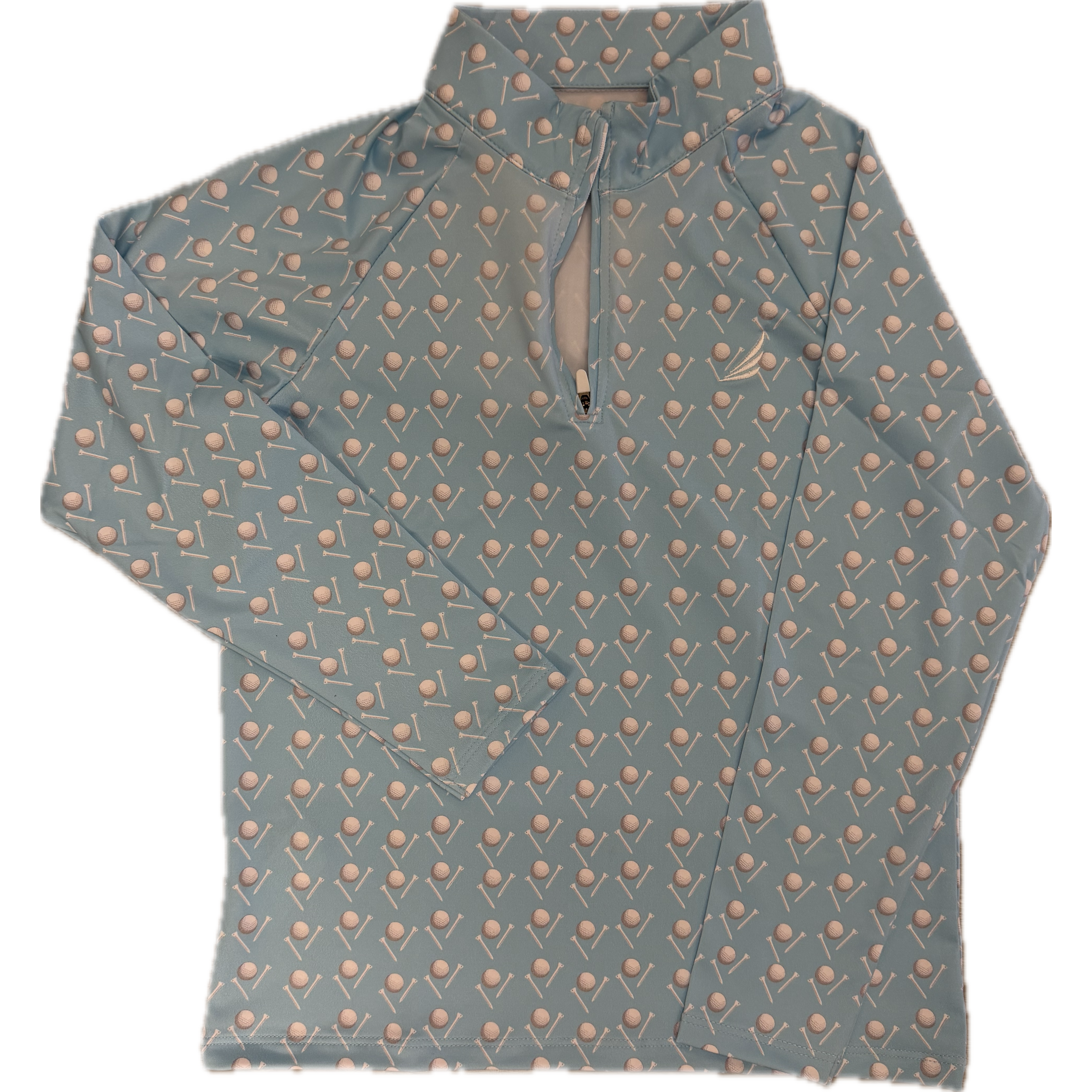 Coolybri Levi- Performance 1/4 Zip Baby Blue Golf-Coolybri-Little Giant Kidz