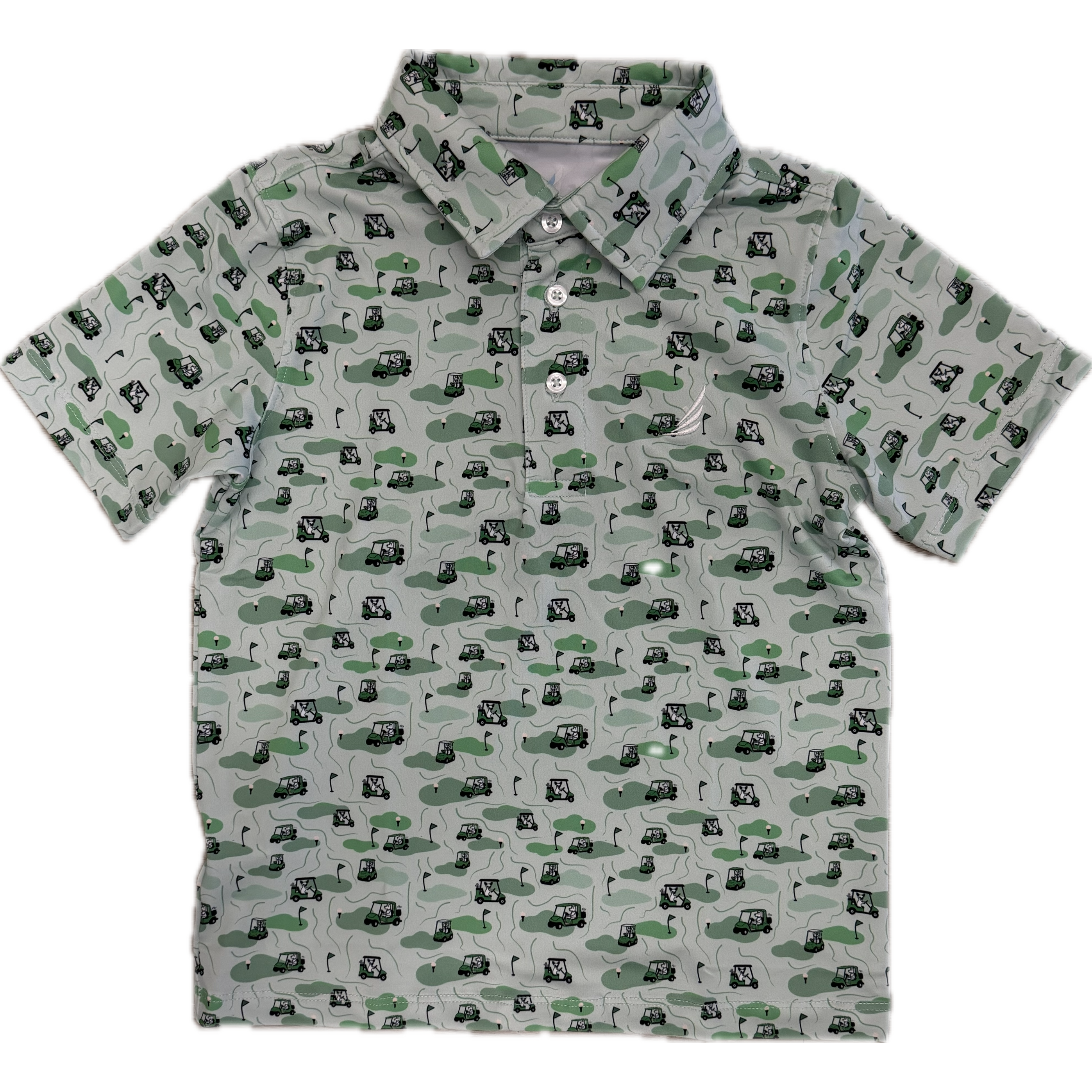 Coolybri Miles- Performance Short Sleeve Polo- Dog Golf Cart-Coolybri-Little Giant Kidz