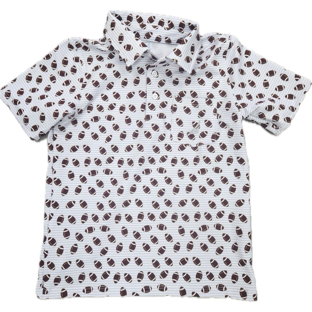 Coolybri Performance Polo- Miles Short Sleeve Football-Coolybri-Little Giant Kidz