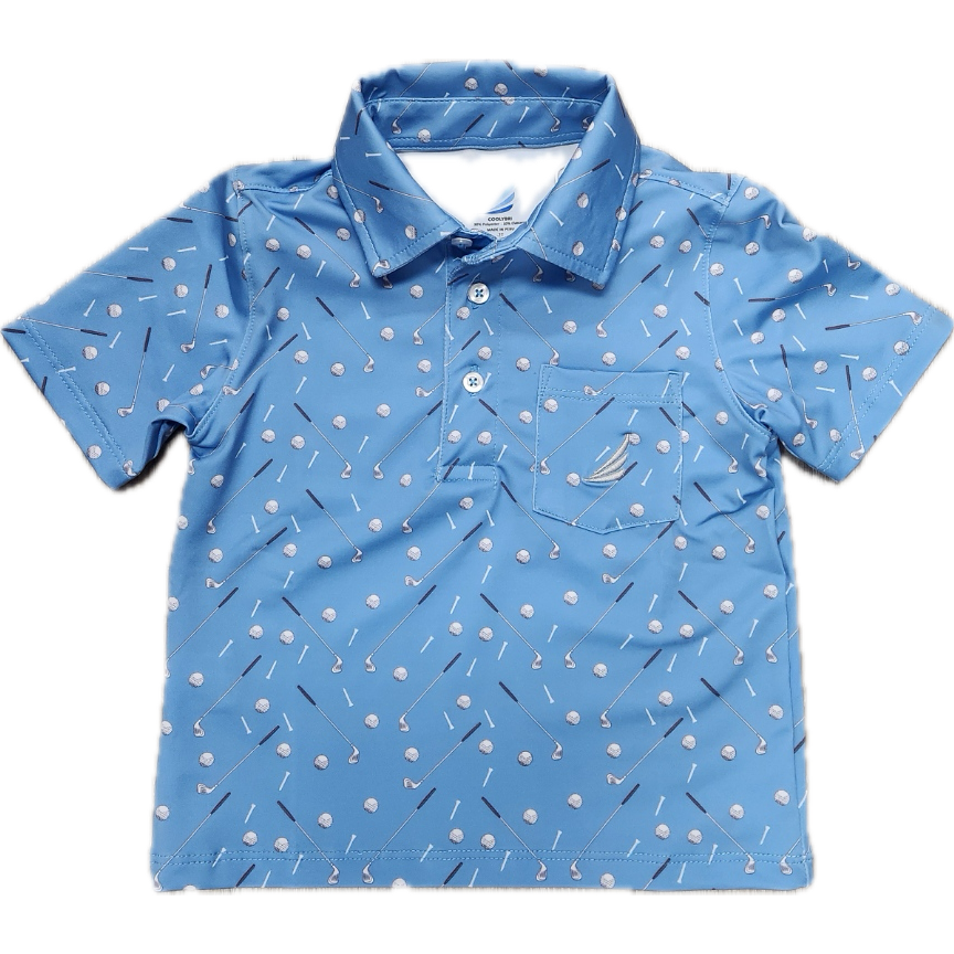 Coolybri Performance Polo- Miles Short Sleeve Golf-Coolybri-Little Giant Kidz