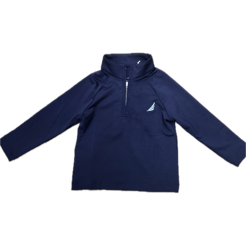 Coolybri Performance Quarter Zip Pull Over- Levi Navy-Coolybri-Little Giant Kidz