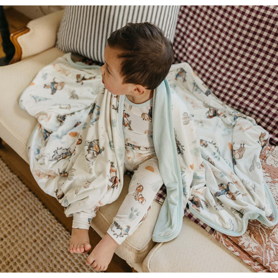 Copper Pearl Boone 3-Layer Stretchy Quilt-COPPER PEARL-Little Giant Kidz