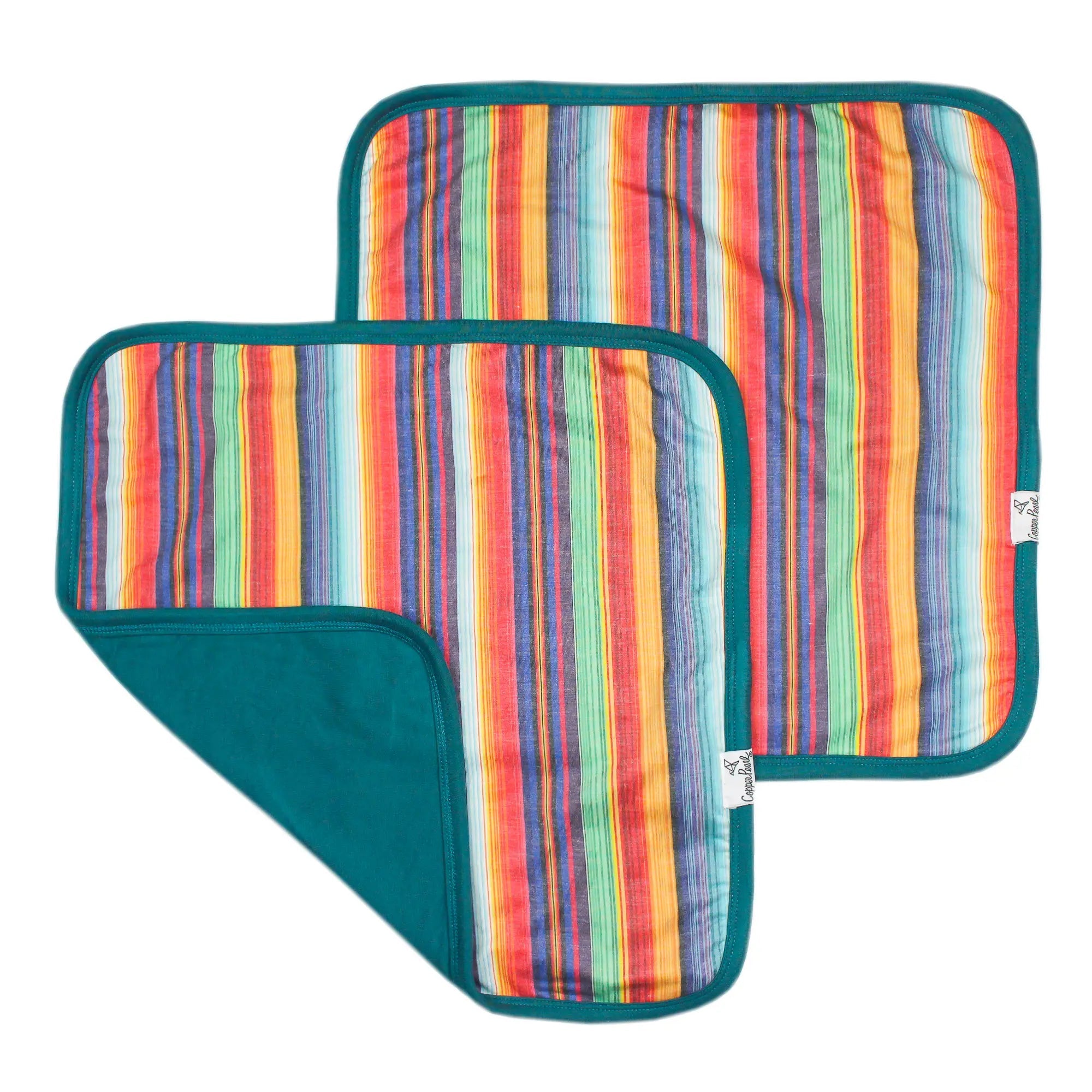 Copper Pearl Serape Security Blanket Set (2-pack)-COPPER PEARL-Little Giant Kidz