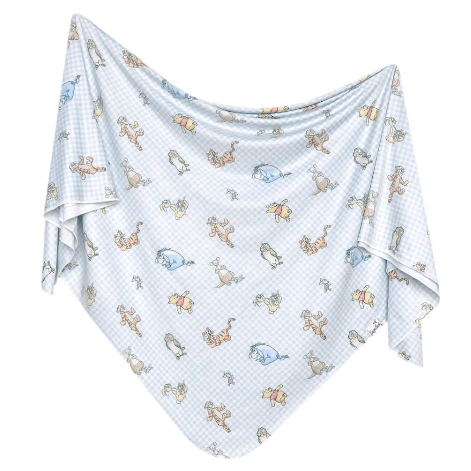 Copper Pearl Winnie the Pooh & Friends Knit Swaddle Blanket-COPPER PEARL-Little Giant Kidz