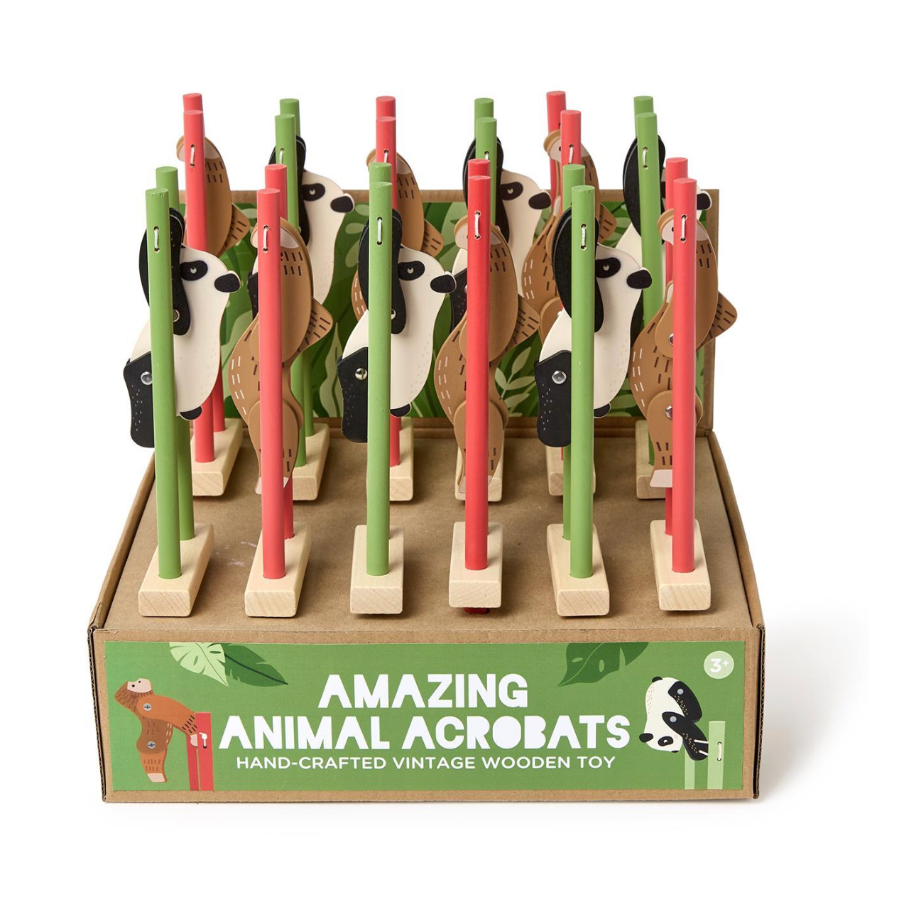 Cupcakes & Cartwheels Amazing Animal Acrobats - Assorted-TWO'S COMPANY-Little Giant Kidz