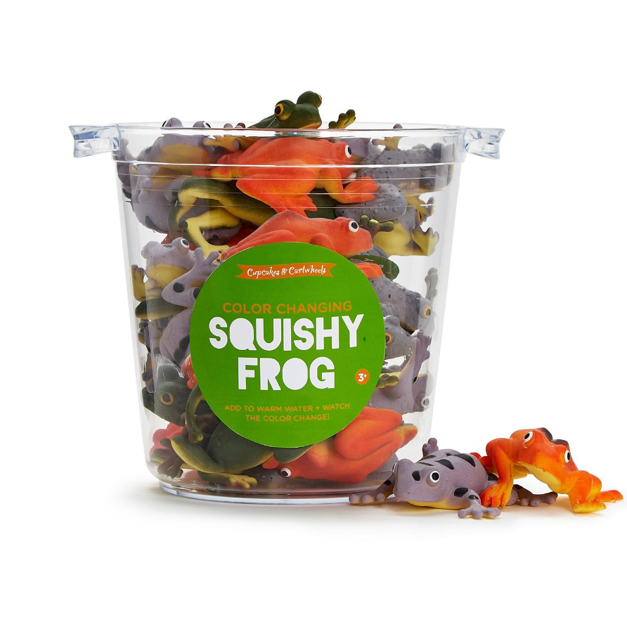 Cupcakes & Cartwheels Color Changing Squishy Frogs-CUPCAKES & CARTWHEELS-Little Giant Kidz