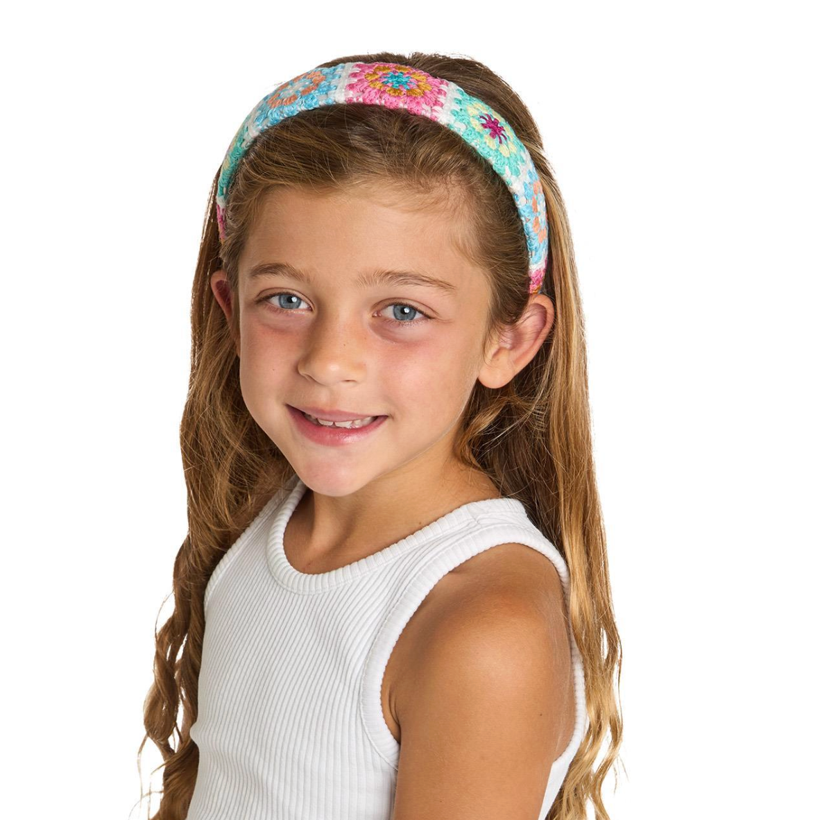 Cupcakes & Cartwheels Floral Crochet Headband Assorted-CUPCAKES & CARTWHEELS-Little Giant Kidz