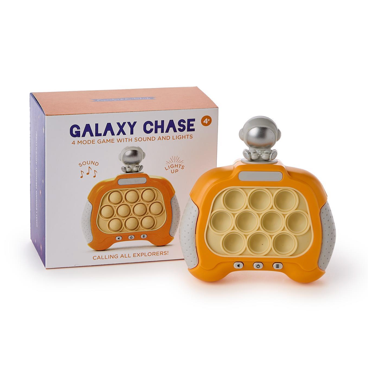 Cupcakes & Cartwheels Galaxy Chase Sound and Light Game with 5 Play Modes-CUPCAKES & CARTWHEELS-Little Giant Kidz