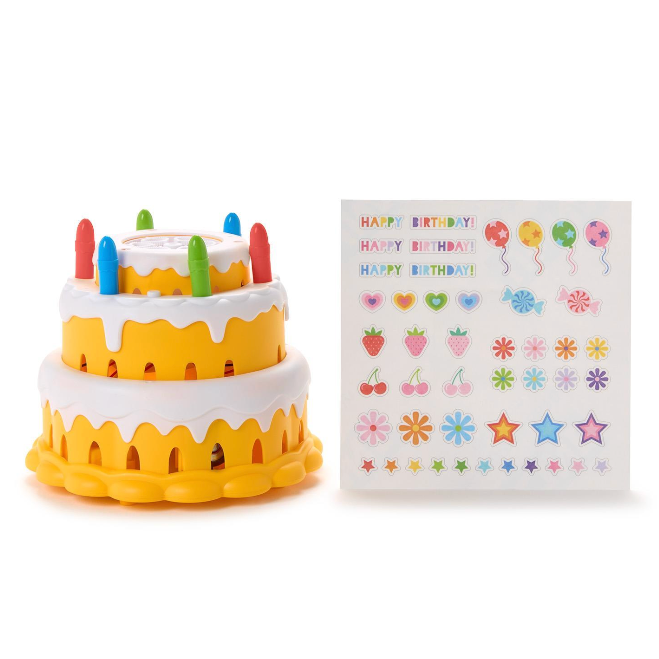 Cupcakes & Cartwheels Light-Up Music Bubble Maker - Birthday Cake-CUPCAKES & CARTWHEELS-Little Giant Kidz