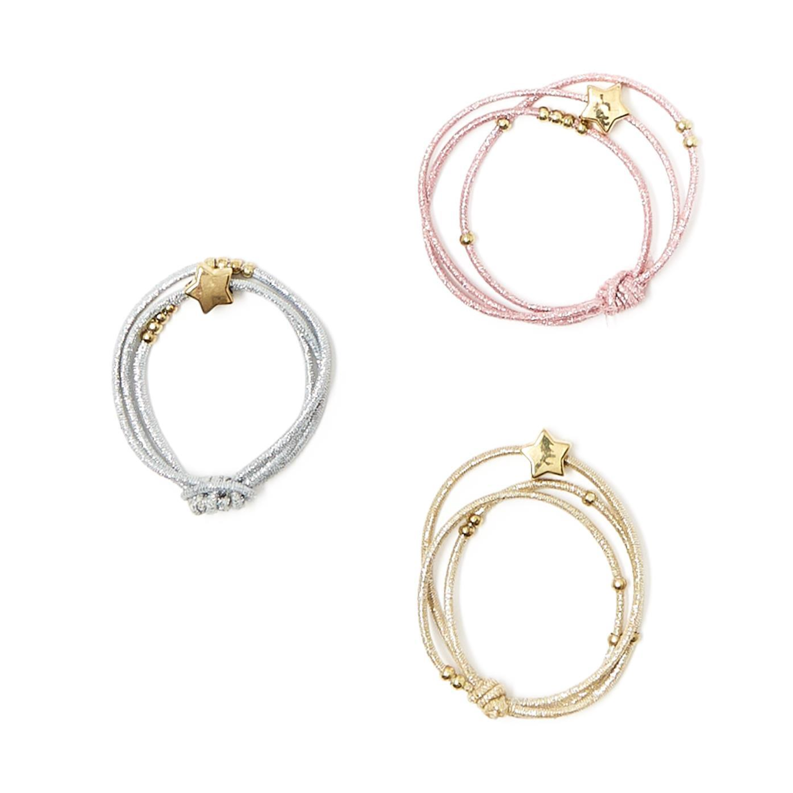 Cupcakes & Cartwheels My Lucky Star Elastic Hair Ties/Bracelets-CUPCAKES & CARTWHEELS-Little Giant Kidz