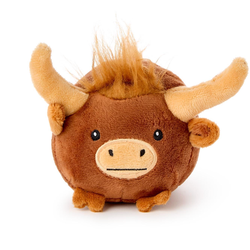 Cupcakes & Cartwheels Pufflet Plush Pal Thomas The Highland Cow-CUPCAKES & CARTWHEELS-Little Giant Kidz