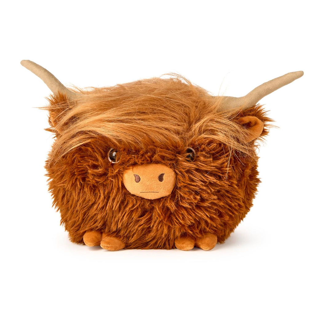 Cupcakes & Cartwheels Snuggle Puff Super Soft Highland Cow-CUPCAKES & CARTWHEELS-Little Giant Kidz