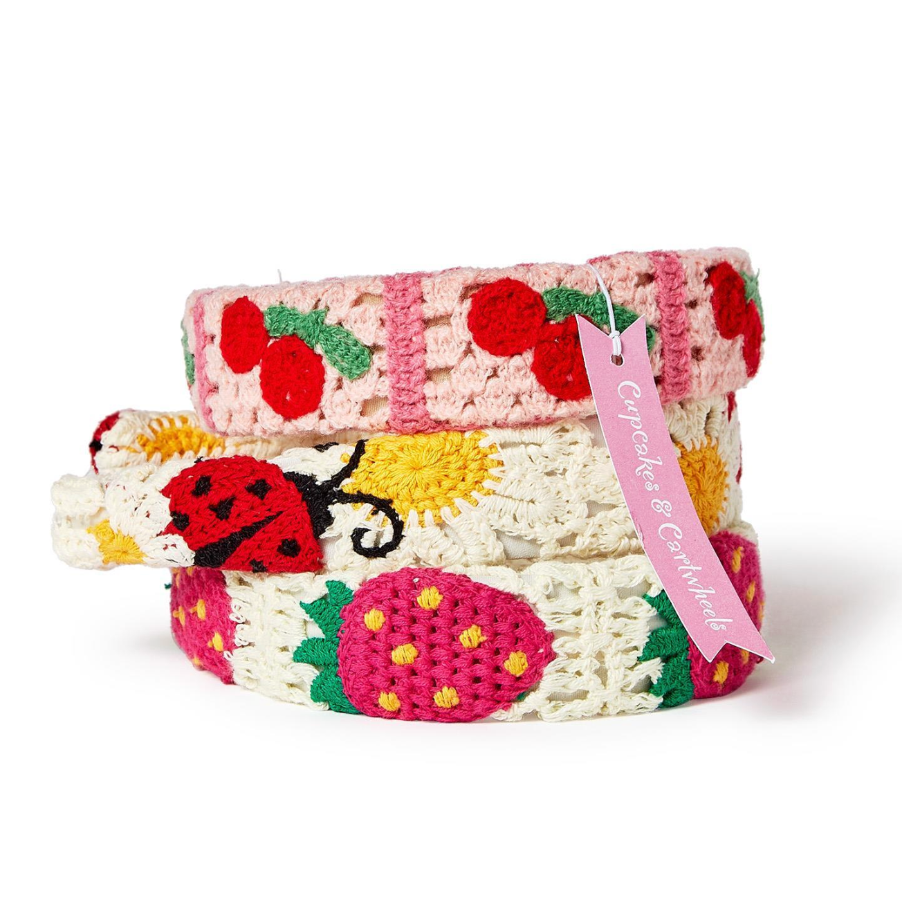 Cupcakes & Cartwheels Sweet Belle Crochet Headband Assorted-CUPCAKES & CARTWHEELS-Little Giant Kidz