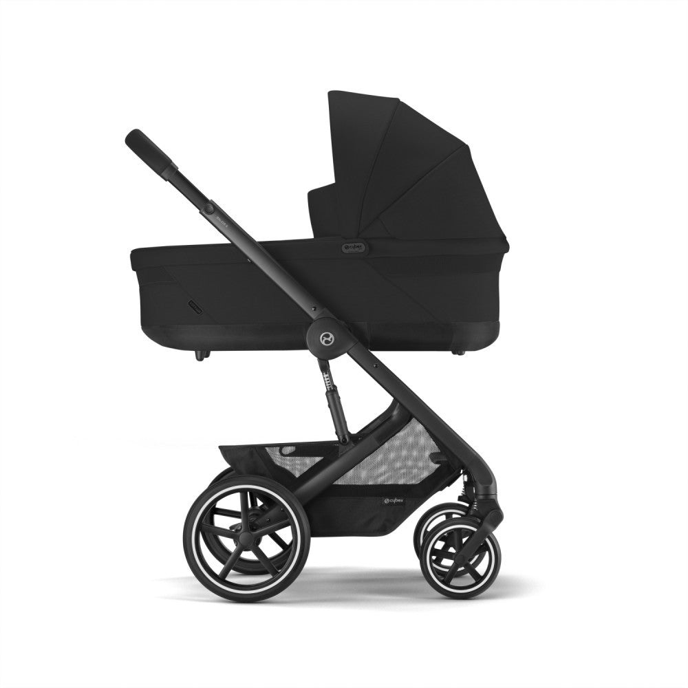 Cybex Gold Balios S Lux + COT S Lux Bundle - All Black-Cybex-Little Giant Kidz