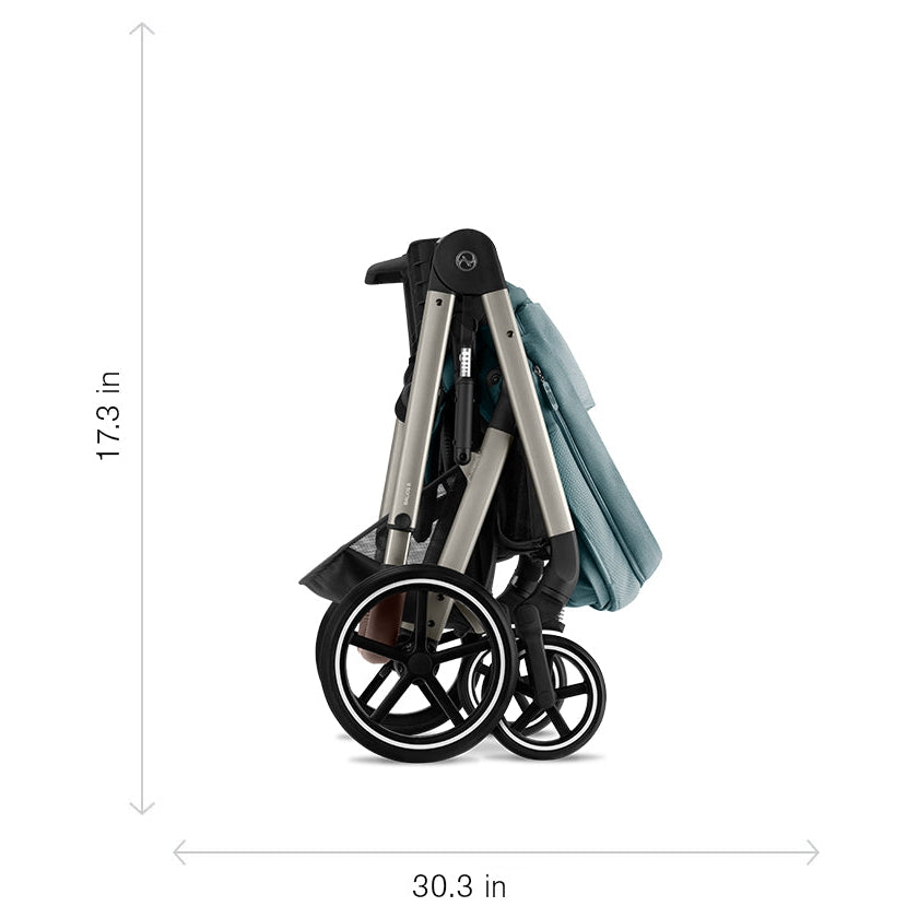 Cybex Gold Balios S Lux Lava Grey (Silver Frame)-Cybex-Little Giant Kidz