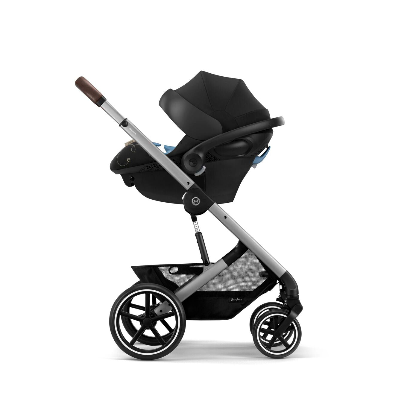 Cybex Gold Balios S Lux Moon Black (Silver Frame)-Cybex-Little Giant Kidz