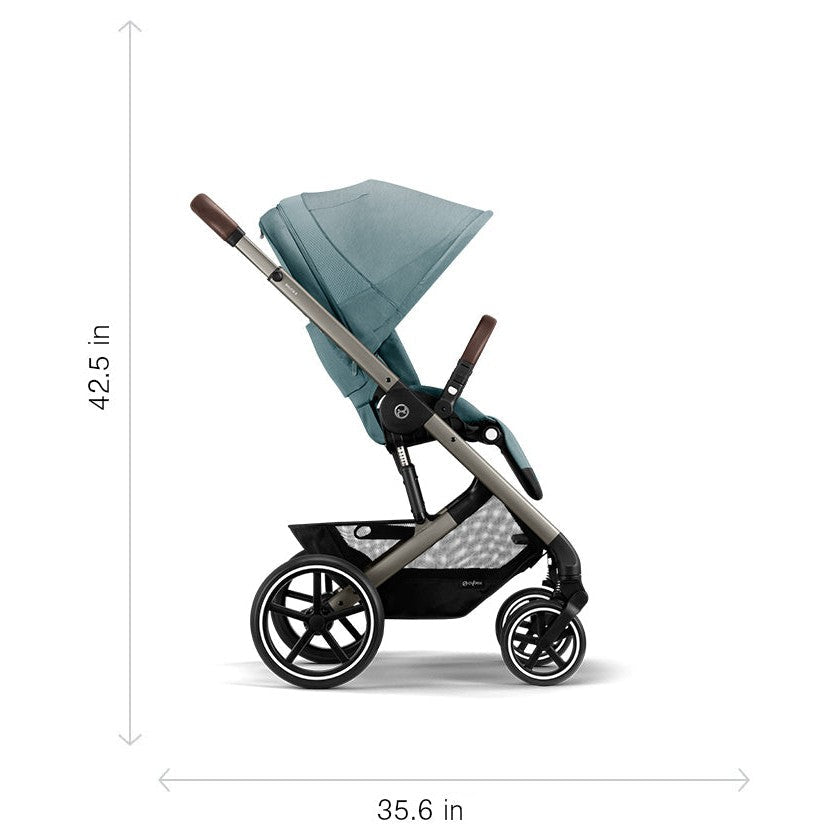 Cybex Gold Balios S Lux Sky Blue (Taupe Frame)-Cybex-Little Giant Kidz