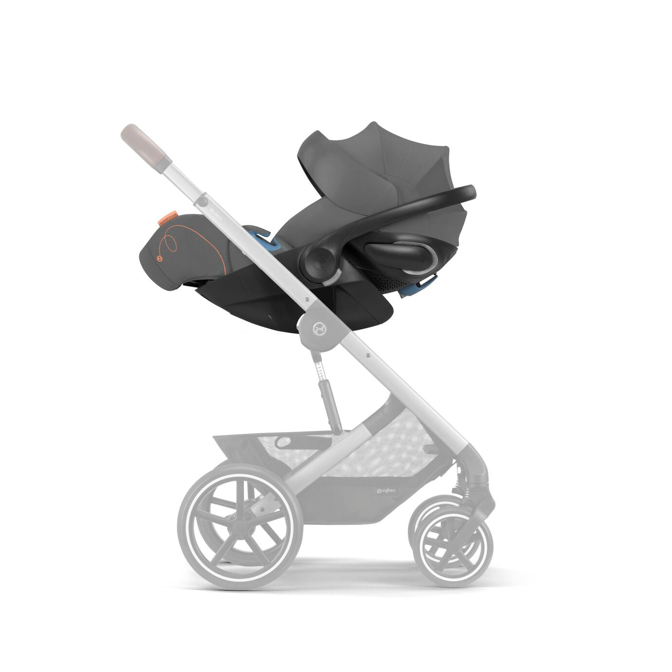 Cybex Gold Cloud G Lux with SensorSafe - Lava Grey-Cybex-Little Giant Kidz