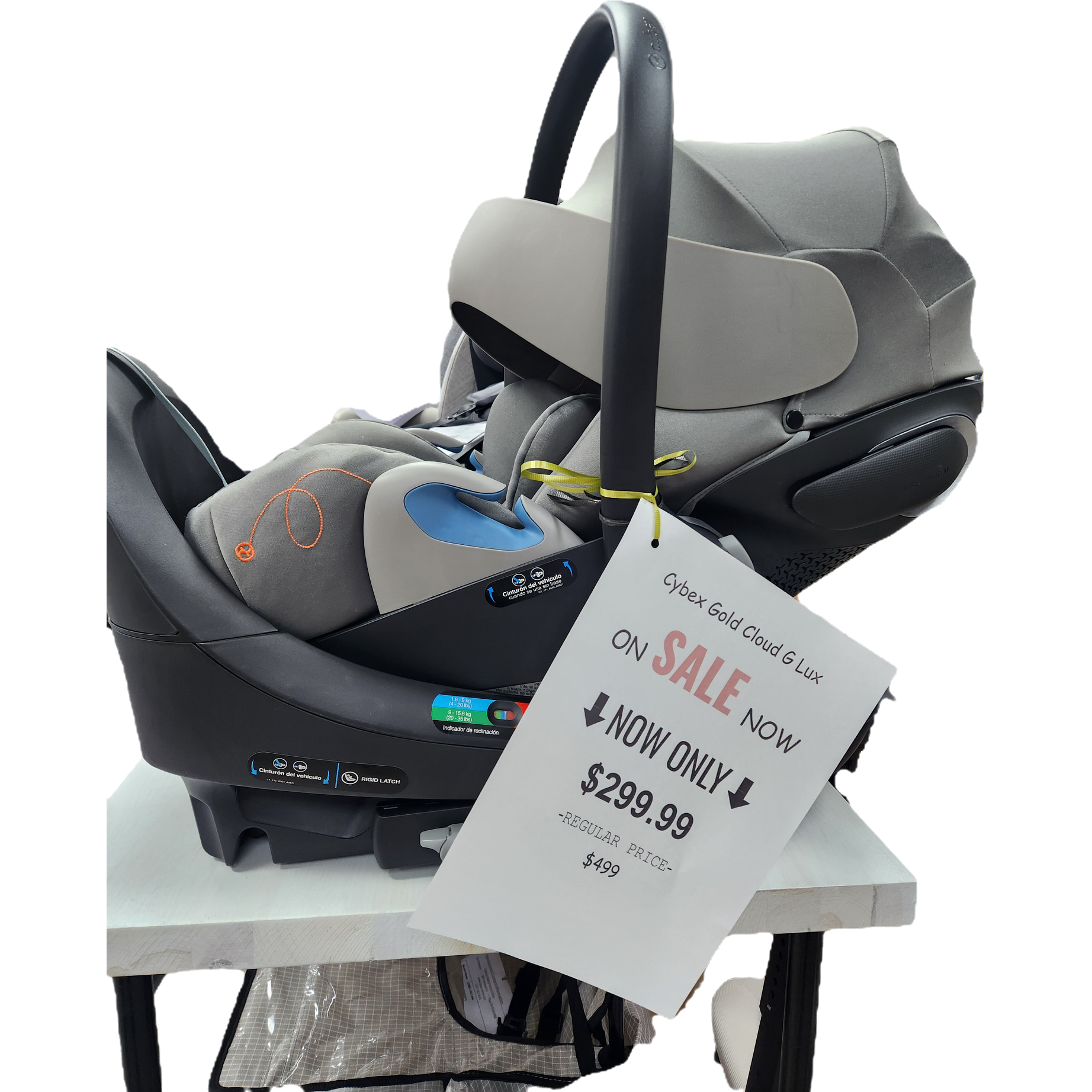 Cybex Gold Cloud G Lux with SensorSafe - Lava Grey-Cybex-Little Giant Kidz