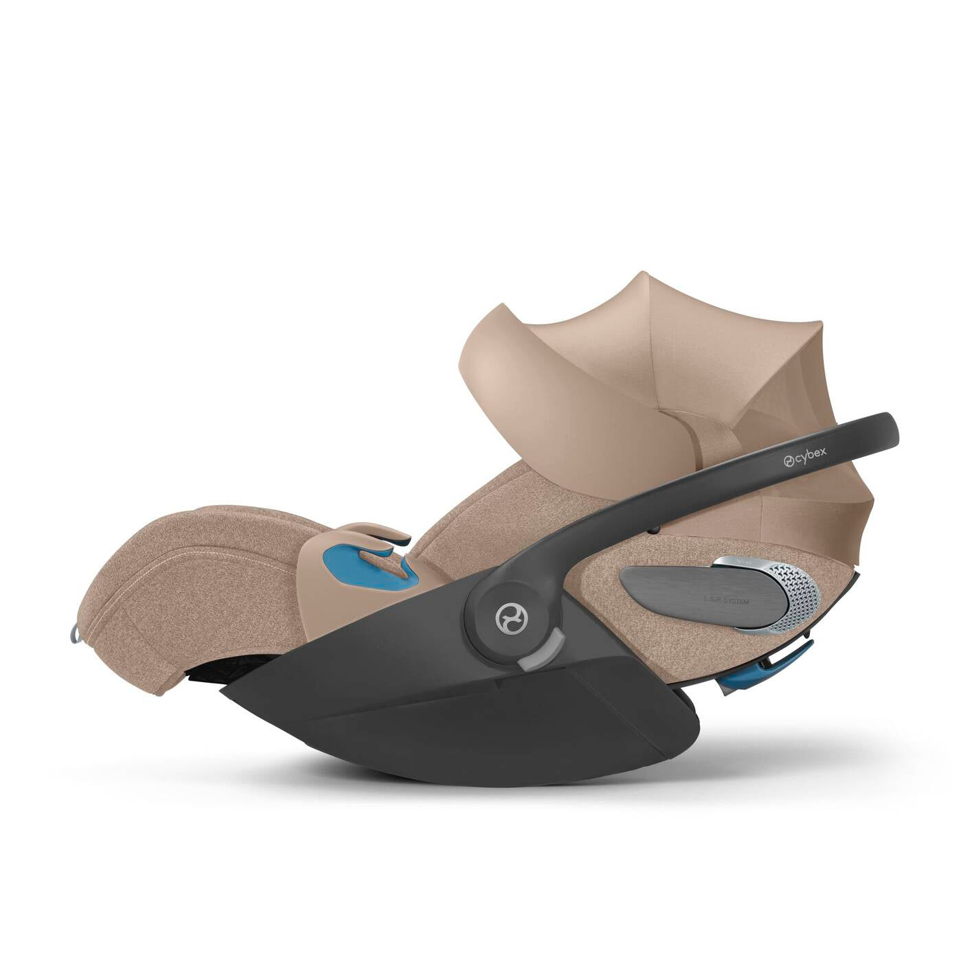 Cybex Platinum Cloud T SeSa+Base T LL Infant Car Seat with SensorSafe - Cozy Beige-Cybex-Little Giant Kidz