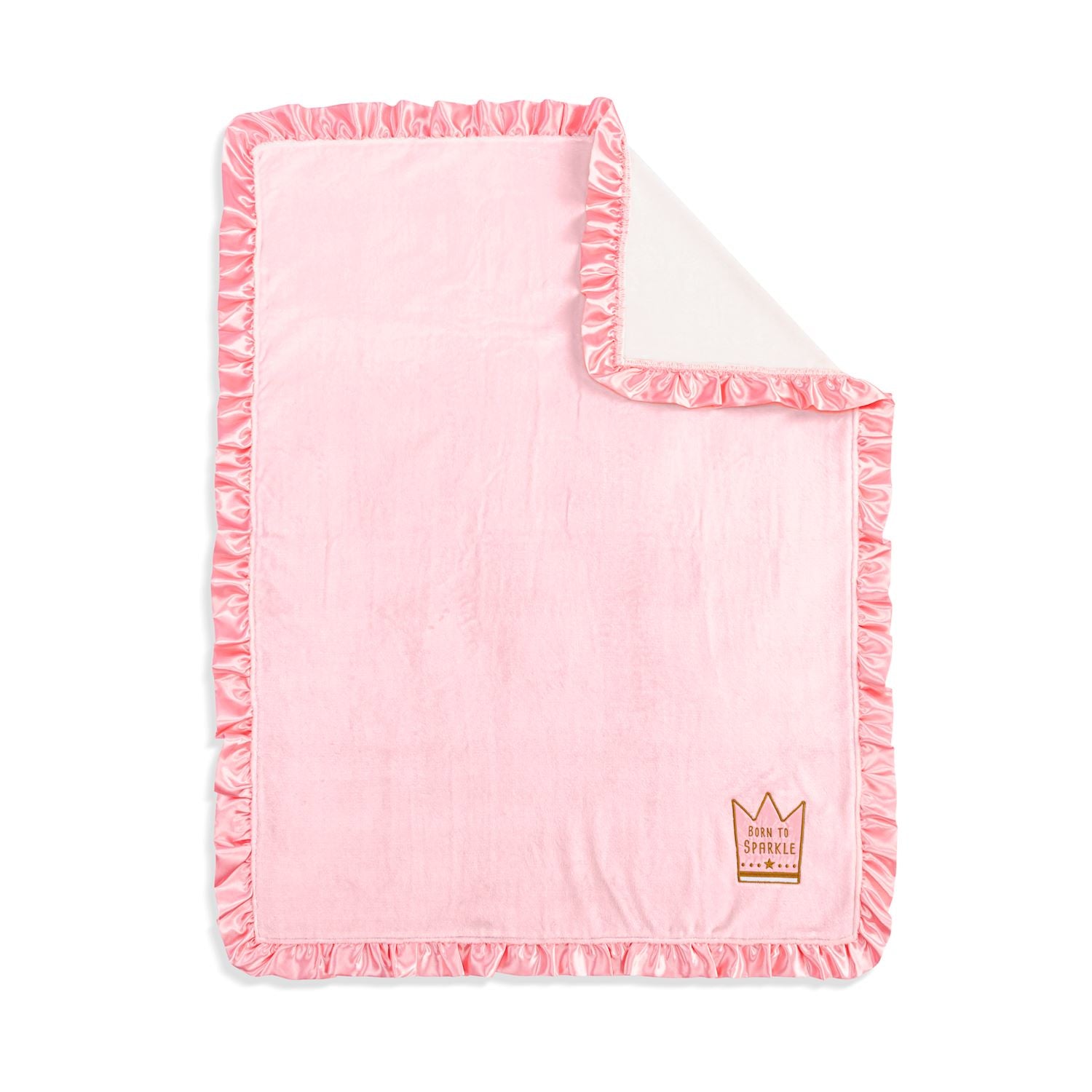 DEMDACO Born to Sparkle Pink Blanket - 30x40in-DEMDACO-Little Giant Kidz