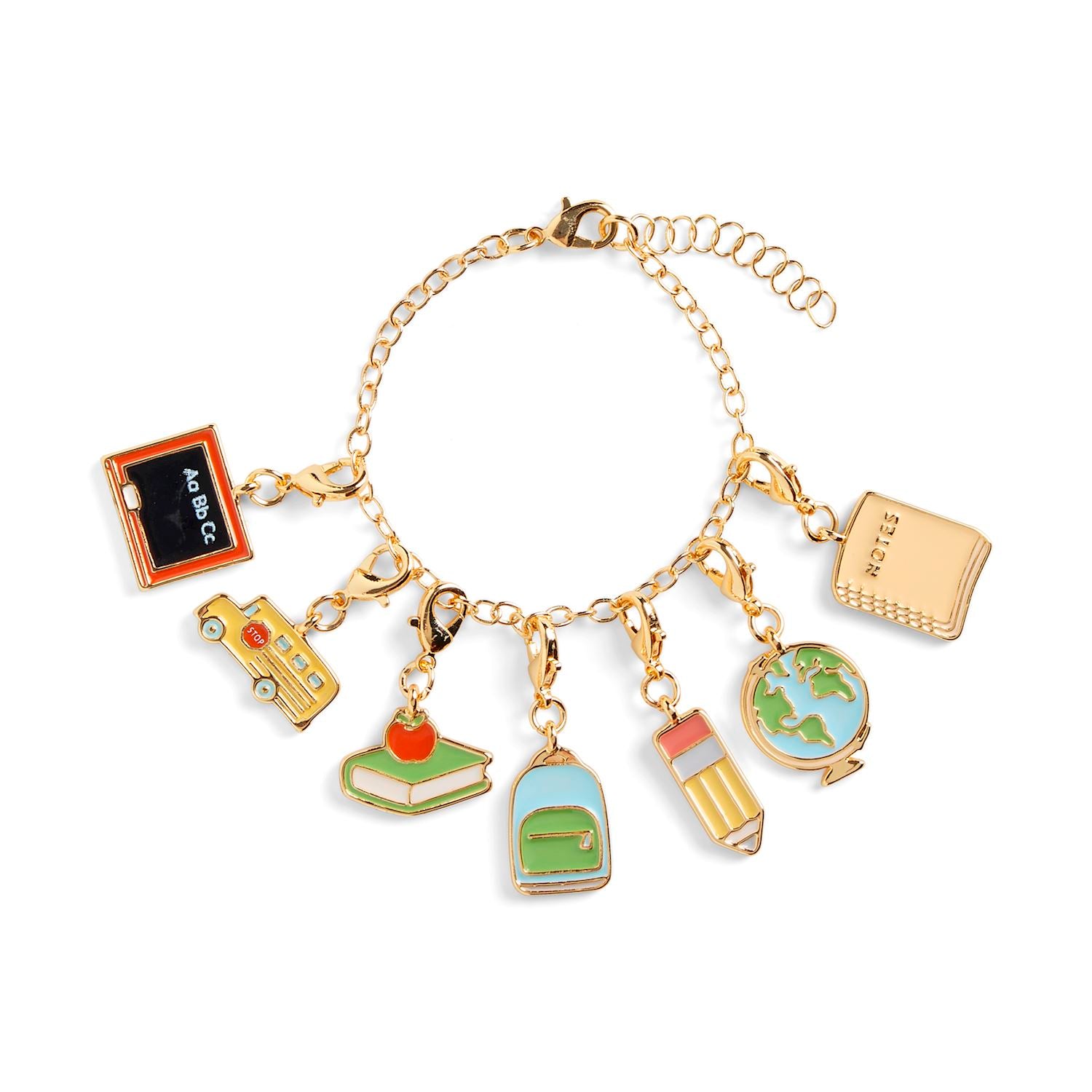 DEMDACO First Day of School Charm Bracelet Set - 5.5"(+1.5-DEMDACO-Little Giant Kidz