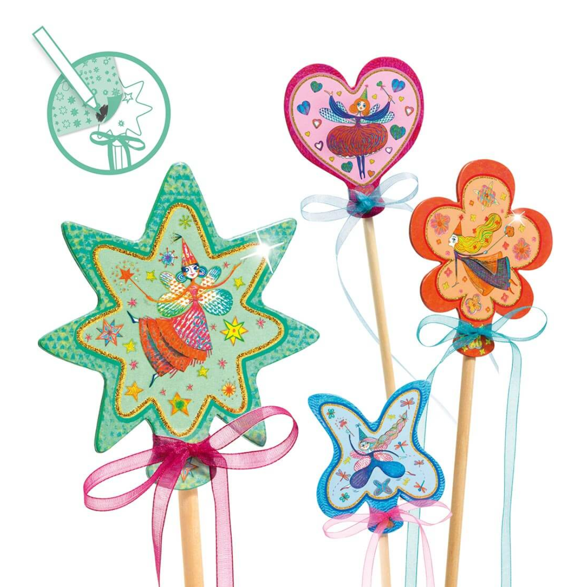 DJECO DIY Little Fairies Wands -DJECO-Little Giant Kidz