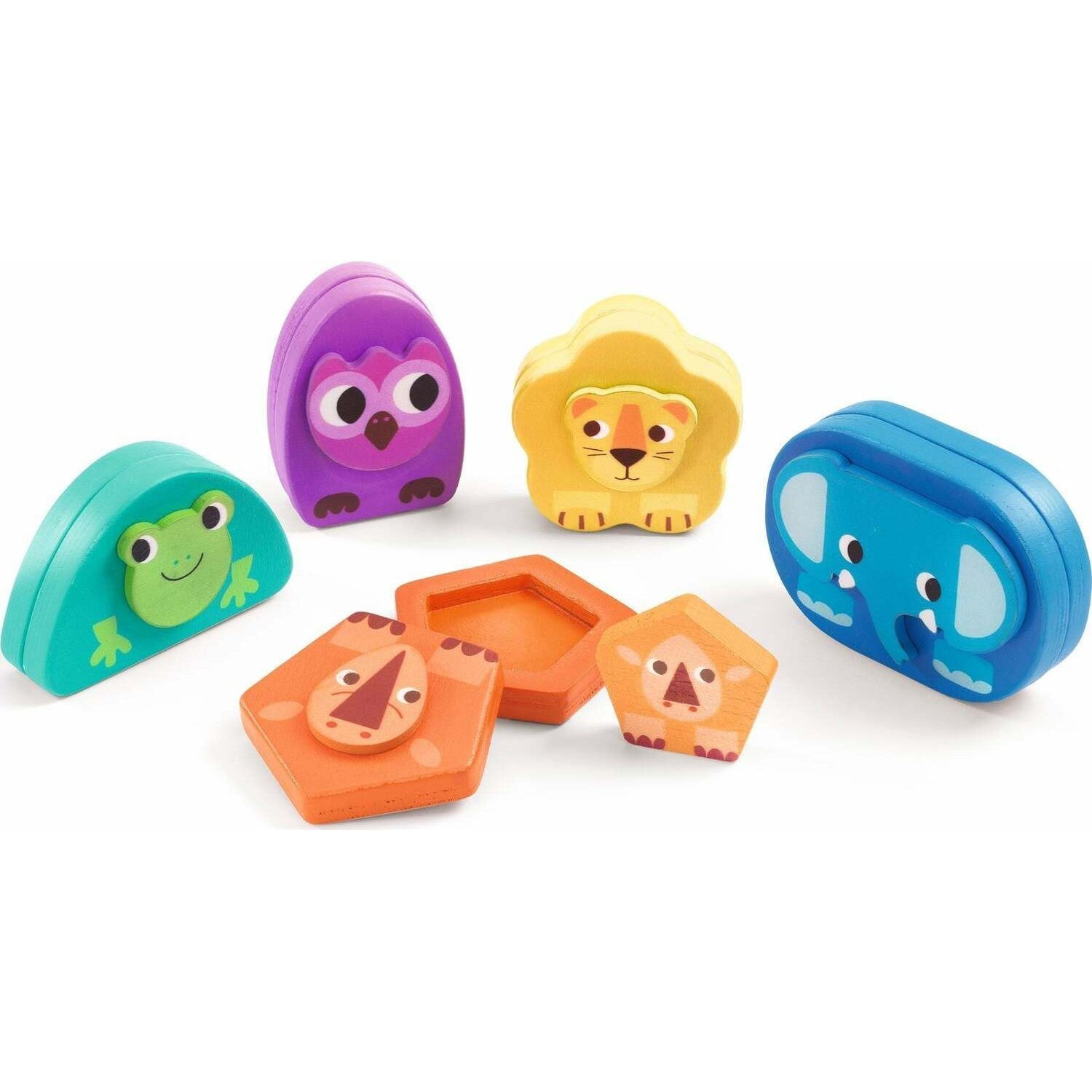 DJECO Early Learning Kimami Wild Magnetic Game-DJECO-Little Giant Kidz