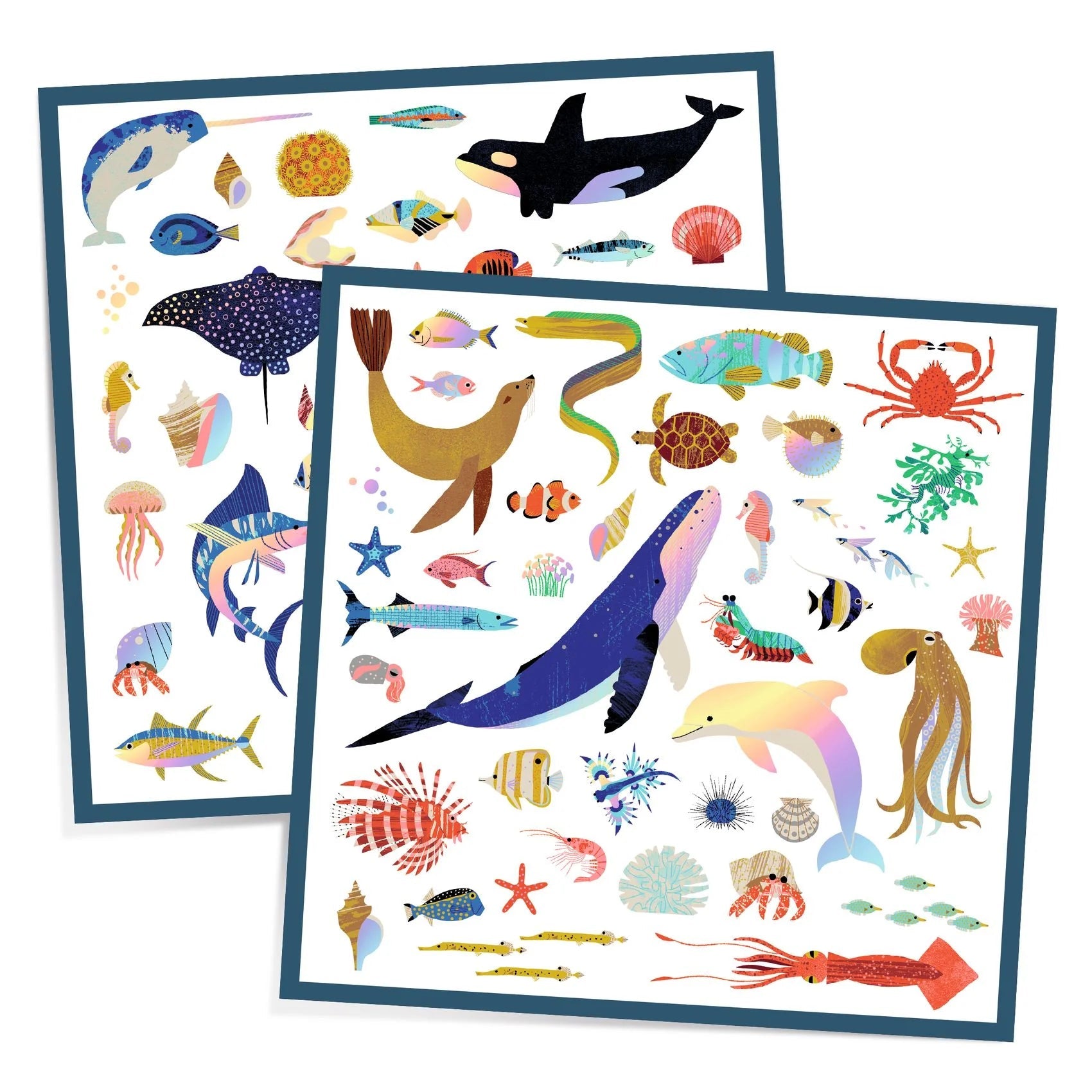 DJECO Metallic Sticker Collection - Ocean-DJECO-Little Giant Kidz