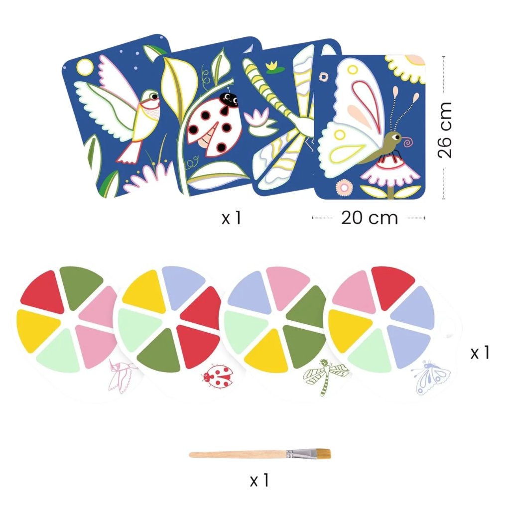 DJECO PG Crawlies Paint with Water -DJECO-Little Giant Kidz