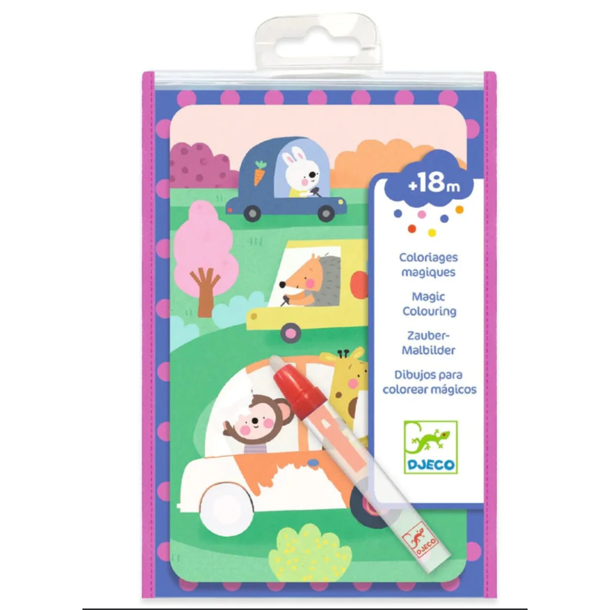 DJECO PG On the Road Magic Coloring -DJECO-Little Giant Kidz