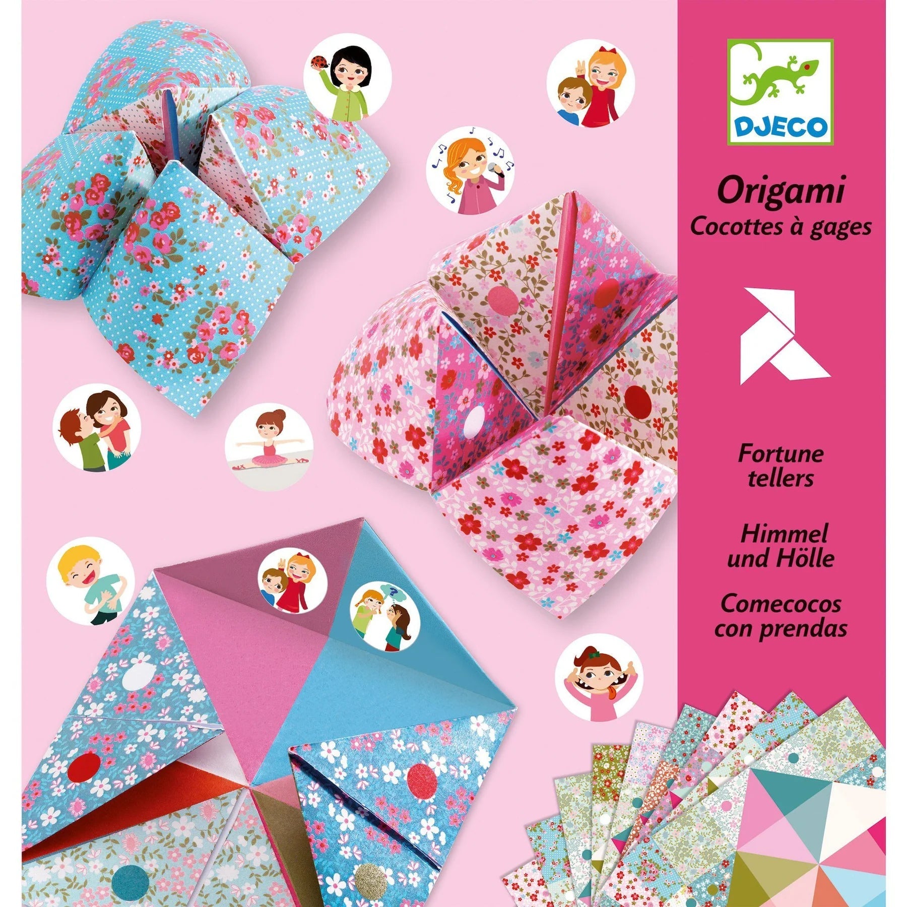 DJECO Petit Gifts Origami - Fortune Tellers Flowers-DJECO-Little Giant Kidz