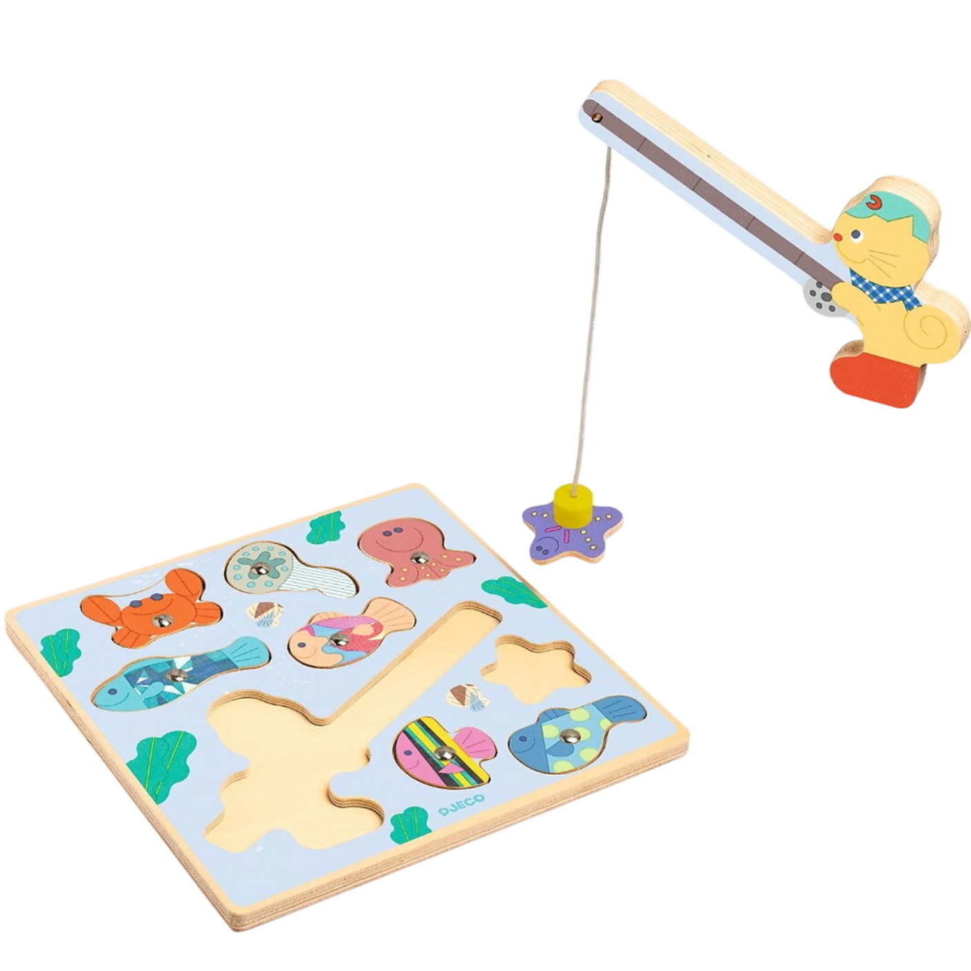DJECO Puzz & Fish Bariolo -DJECO-Little Giant Kidz