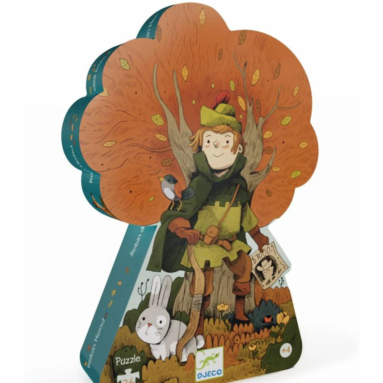 DJECO Silhouette Robin Hood Puzzle-DJECO-Little Giant Kidz