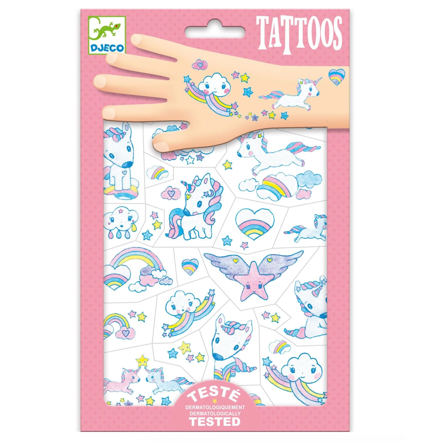 DJECO Tattoos Unicorns -DJECO-Little Giant Kidz