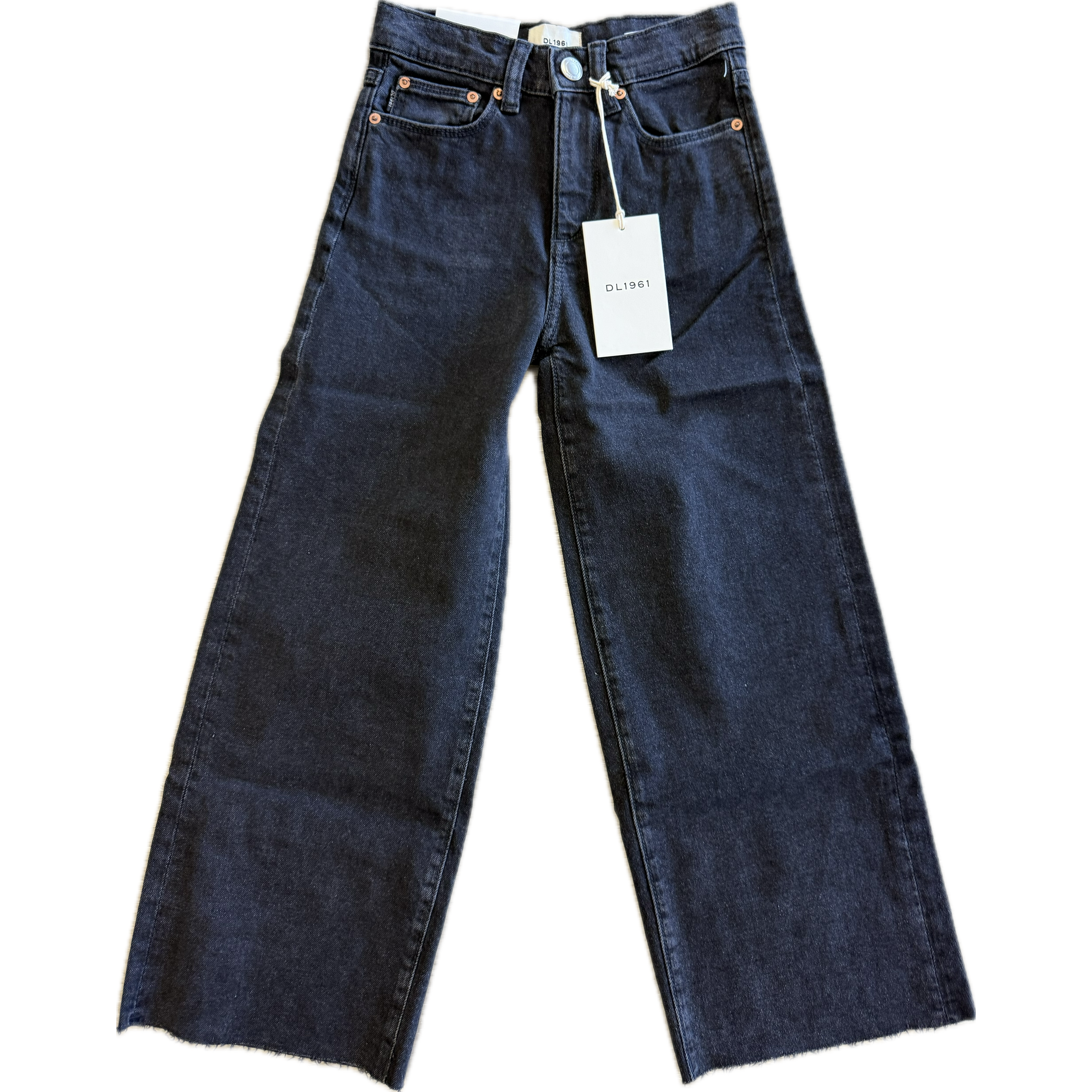 DL 1961 Tween Lily Jeans- Black Wide Leg-DL 1961-Little Giant Kidz